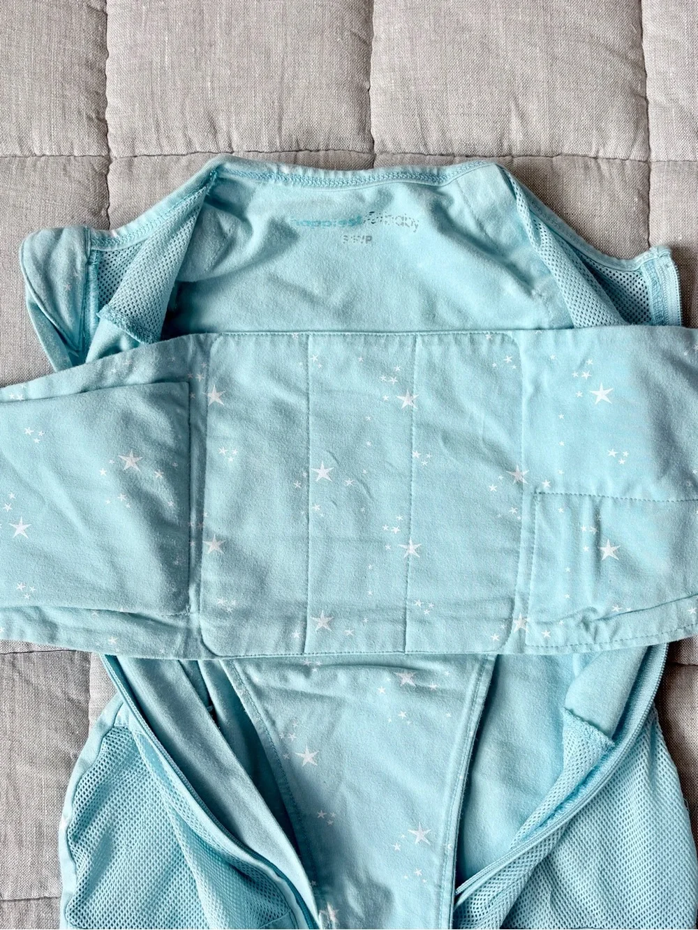 Happiest Baby Swaddle, small 5-12lb, blue stars